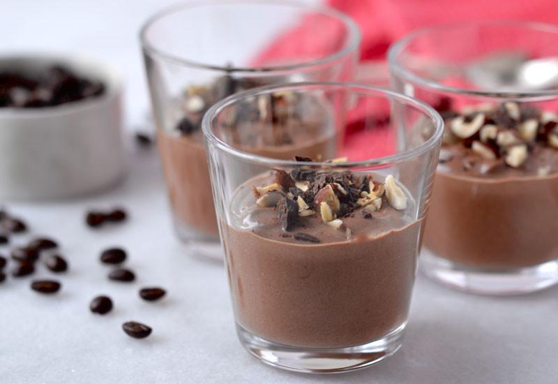 Healthy Mocha-Hazelnut Mousse