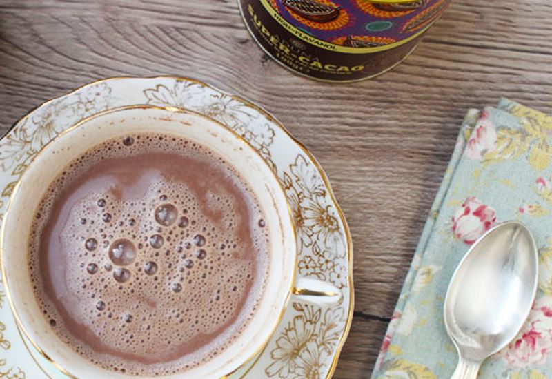 Hot Chocolate made with Aduna Super Cacao Powder