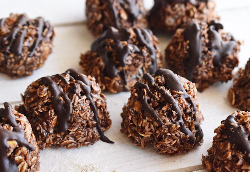 No-Bake Brownie Bites