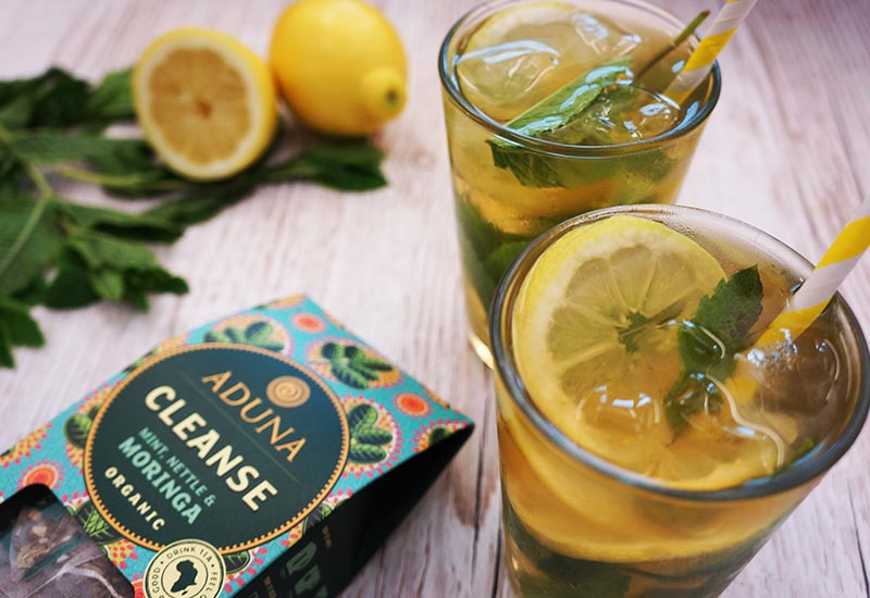 Moringa, Mint & Lemon Iced Tea
