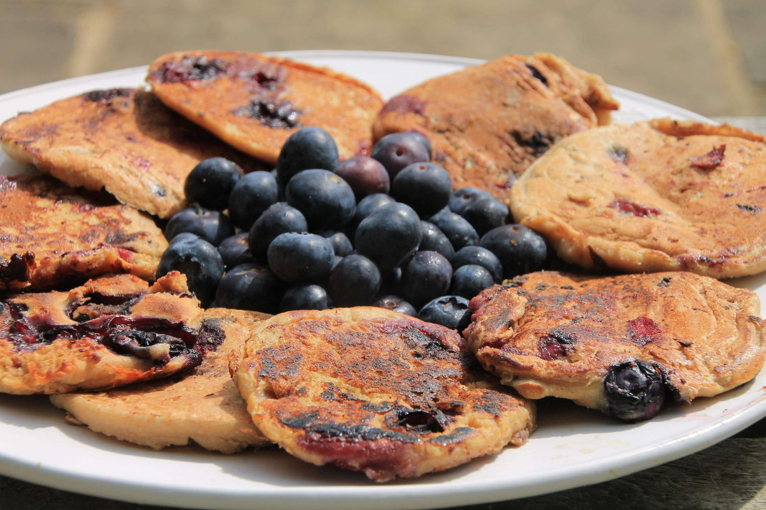 Vegan Baobab & Banana Pancakes.