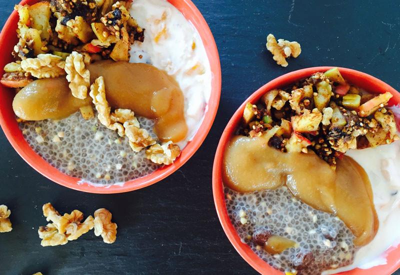 Apple, Baobab & Cinnamon Chia Porridge