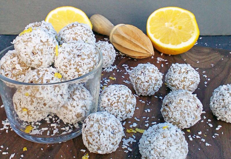 Baobab, Lemon & Coconut Bliss Balls