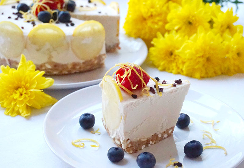 Raw Baobab & Lemon Cheesecake