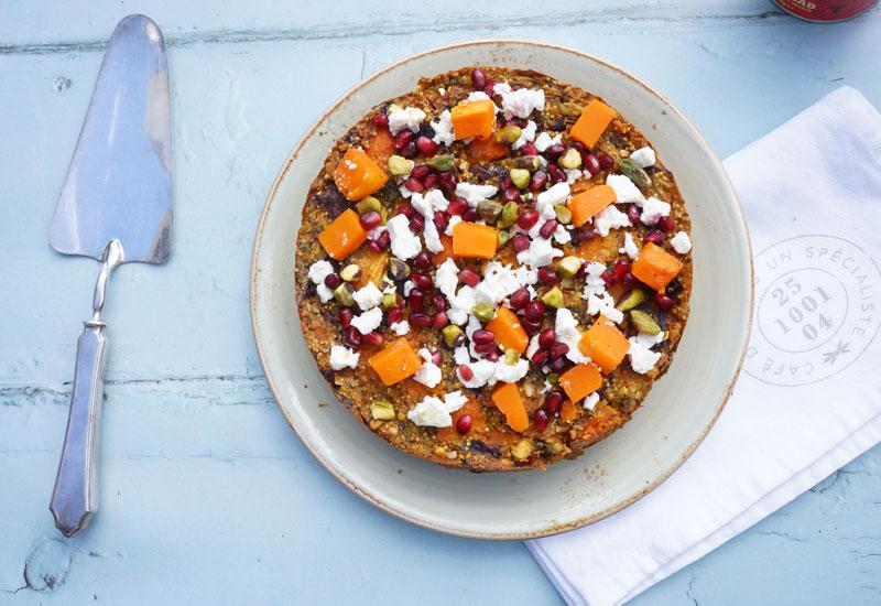 Squash, Baobab & Pistachio Nut Roast