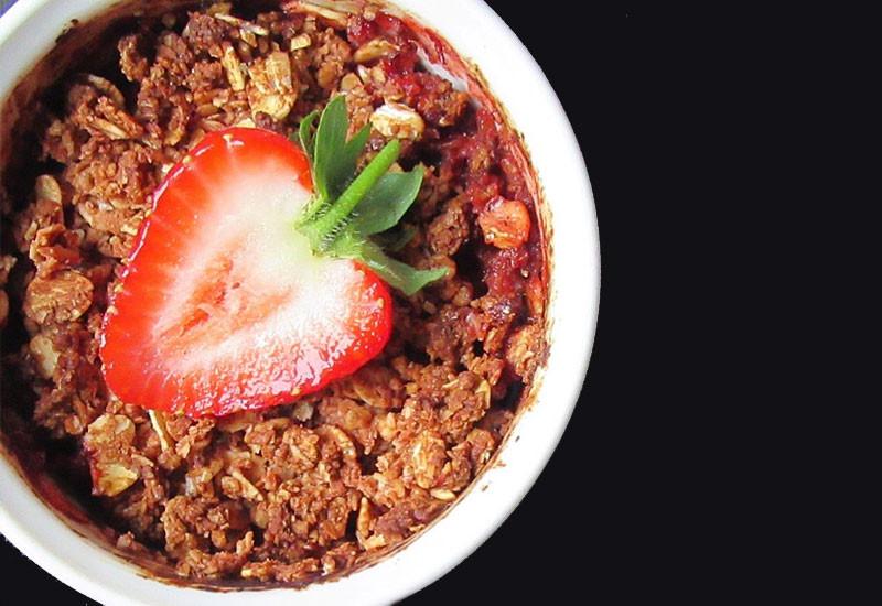 Baobab & Strawberry Crumble