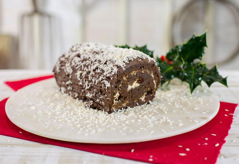 Vegan Yule Log