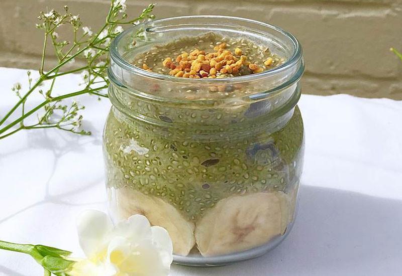 Moringa & Banana Chia Pudding