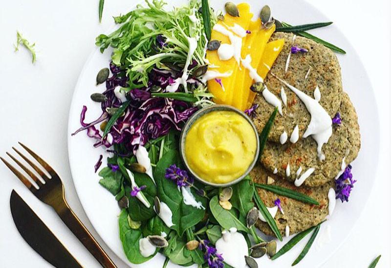 Moringa & Zucchini Fritters with Avocado-Mango Dip