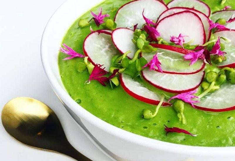 Creamy Moringa & Pea Soup