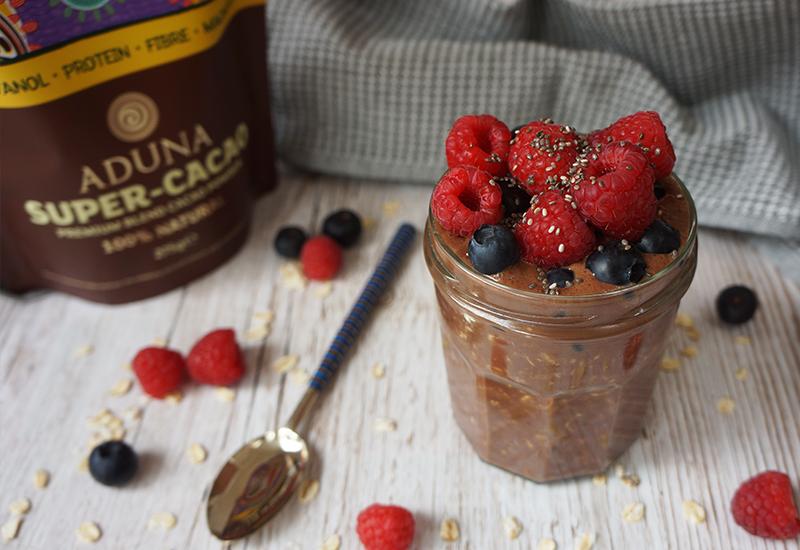 Simple Cacao Overnight Oats