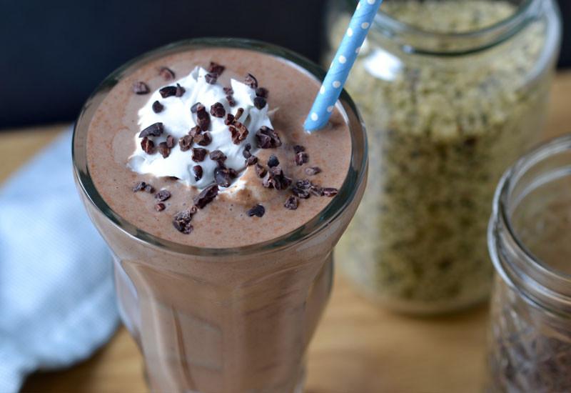 Creamy Super Cacao  & Coconut Milkshake