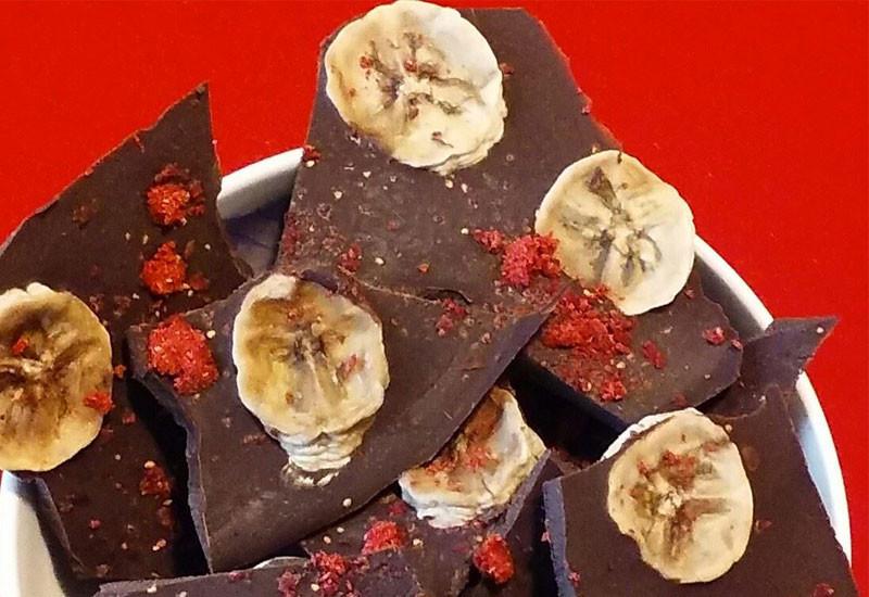 Baobab, Strawberry & Banana Chocolate Bark