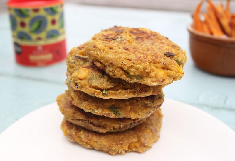 Sweetcorn, Turmeric & Baobab Fritters