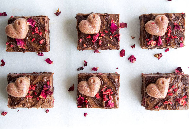 Chocolate & Pomegranate Cheesecake Squares