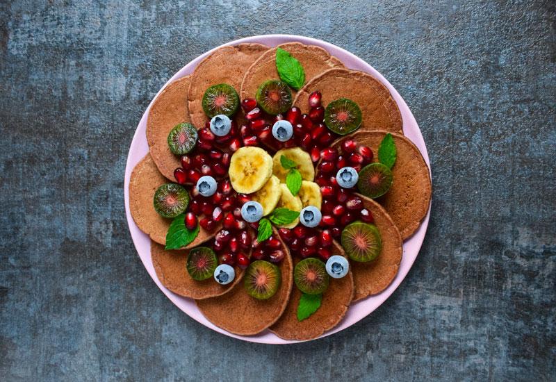 Vegan Chocolate Spelt Pancakes