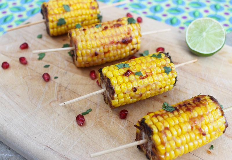 Corn On The Cob With A Sweet Chilli Baobab Marinade