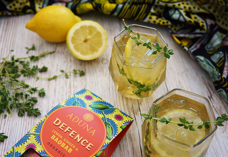 Baobab, Lemon & Thyme Iced Tea