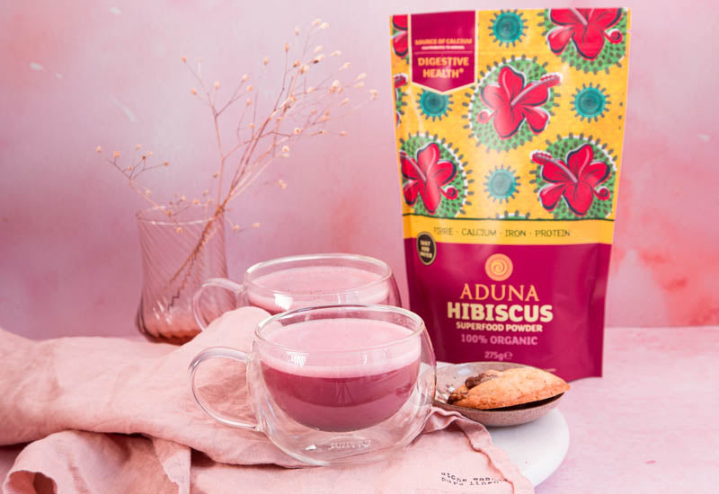 Pink Hibiscus Latte