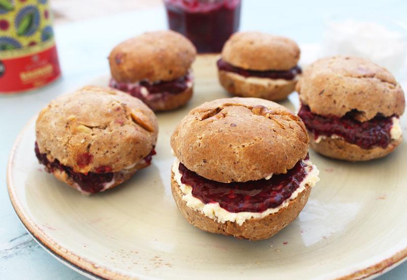 Walnut, Lemon & Baobab Scones