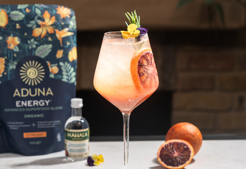 Blood Orange Energy Spritz