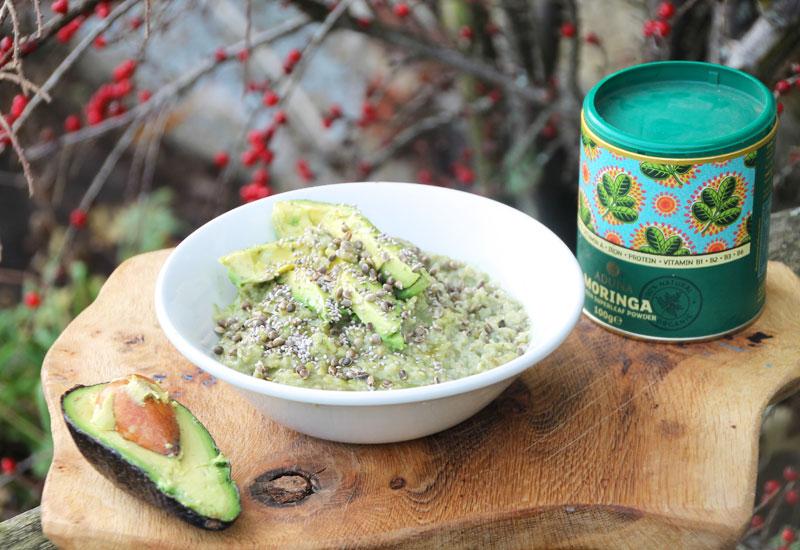 Creamy Avocado & Moringa Porridge