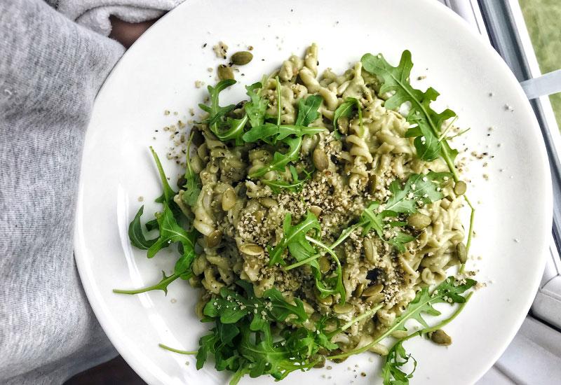 Creamy Avocado & Moringa Pasta