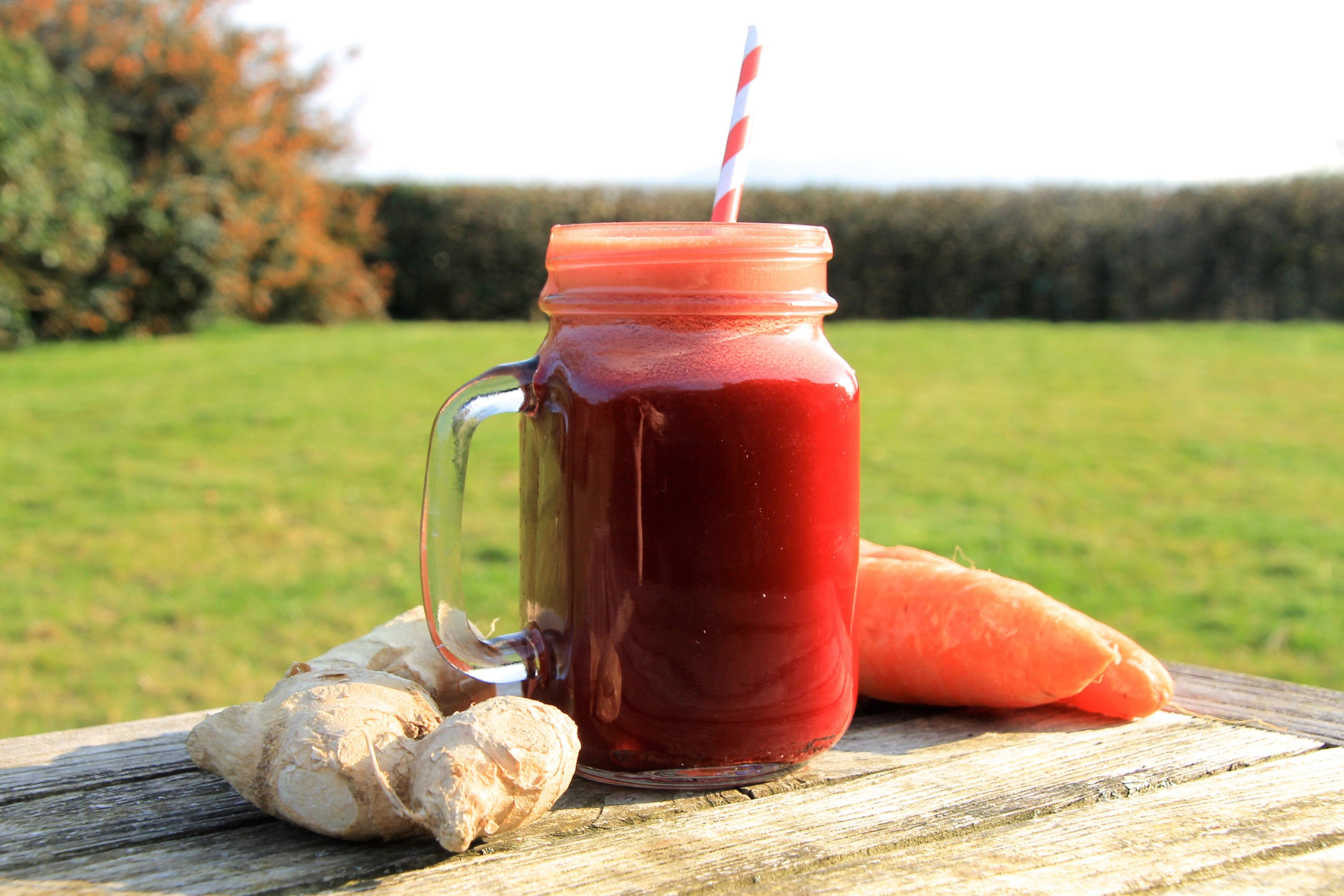 Moringa, Beetroot, Carrot & Ginger Juice