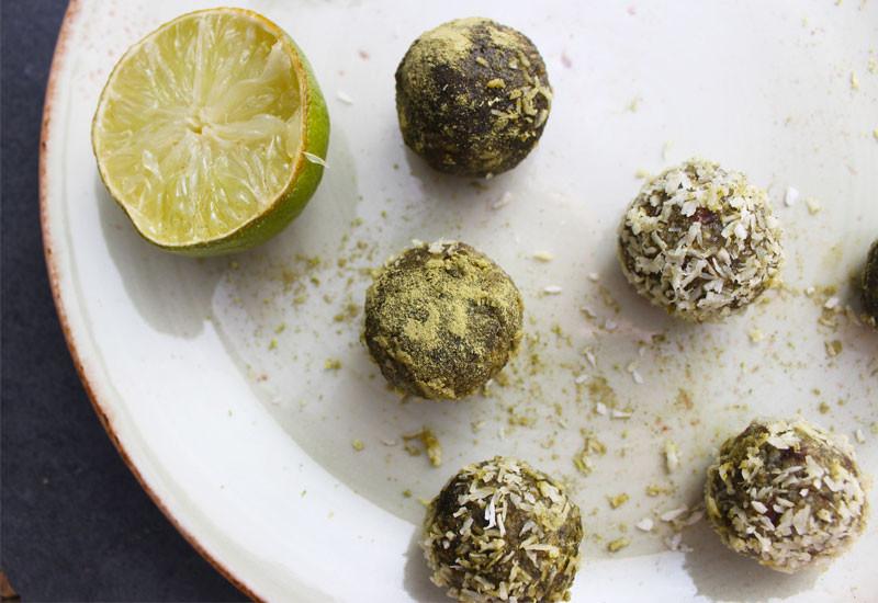 Moringa, Coconut & Lime Energy Balls