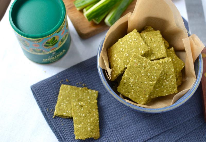 Moringa Houmous Crackers