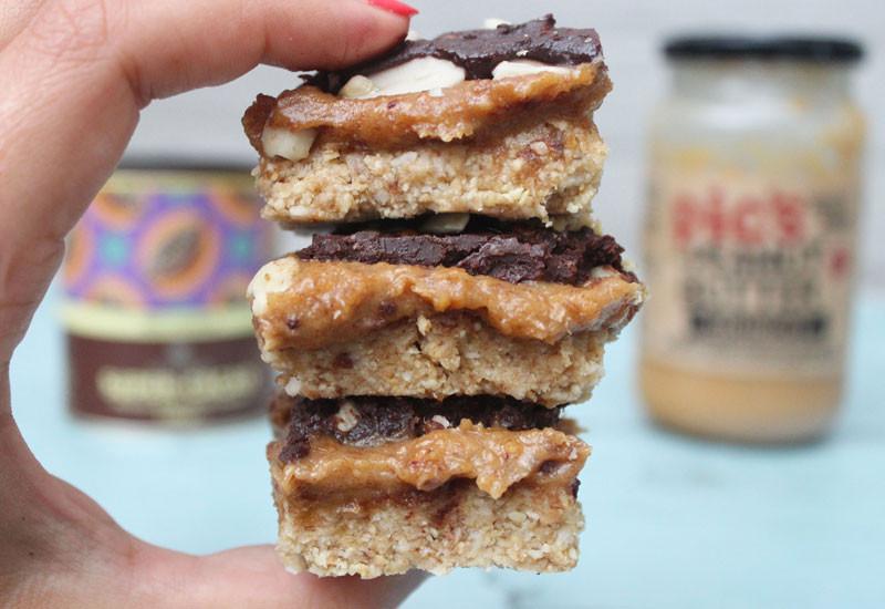 Raw Snickers Slices