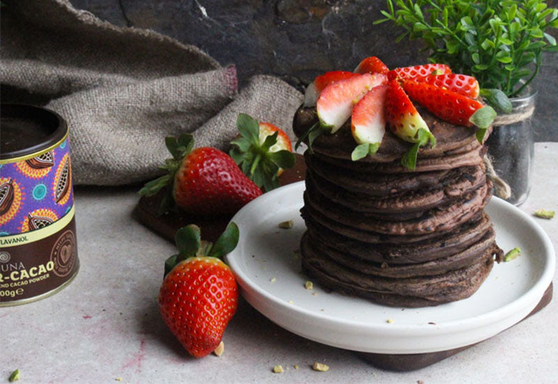 Super-Cacao Pancakes