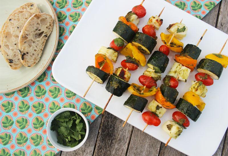 Marinated Vegetable Skewers