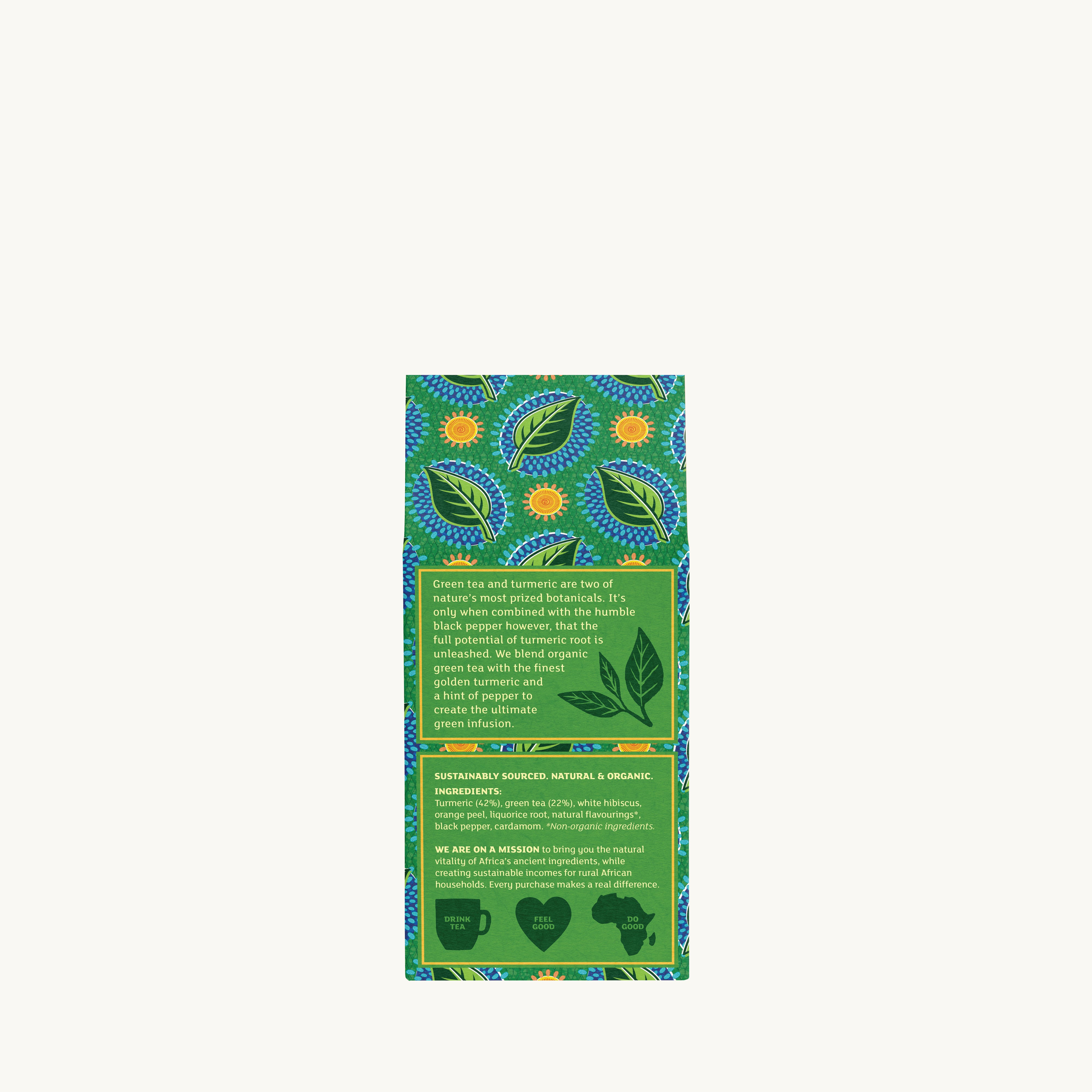 Aduna Restore: Green Tea - Back of Box