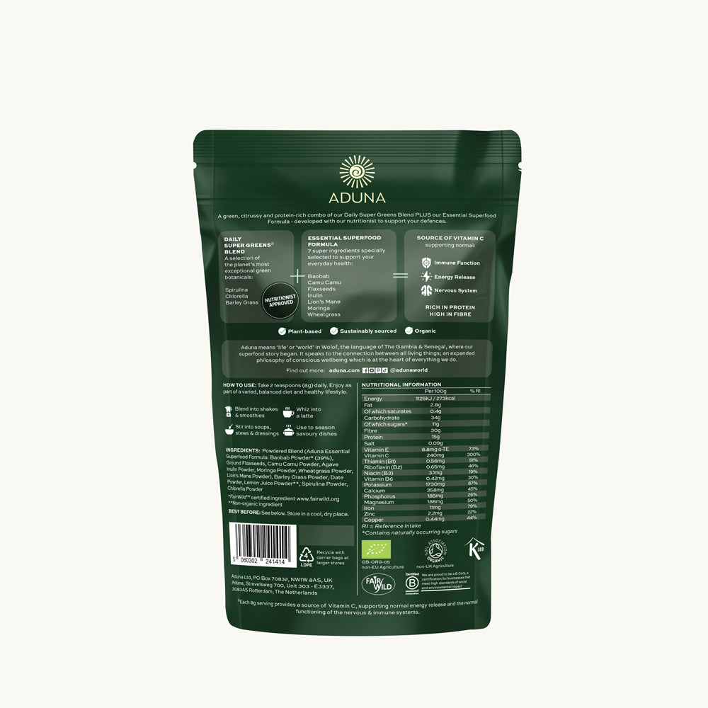 Aduna Super Greens Advanced Superfood Blend