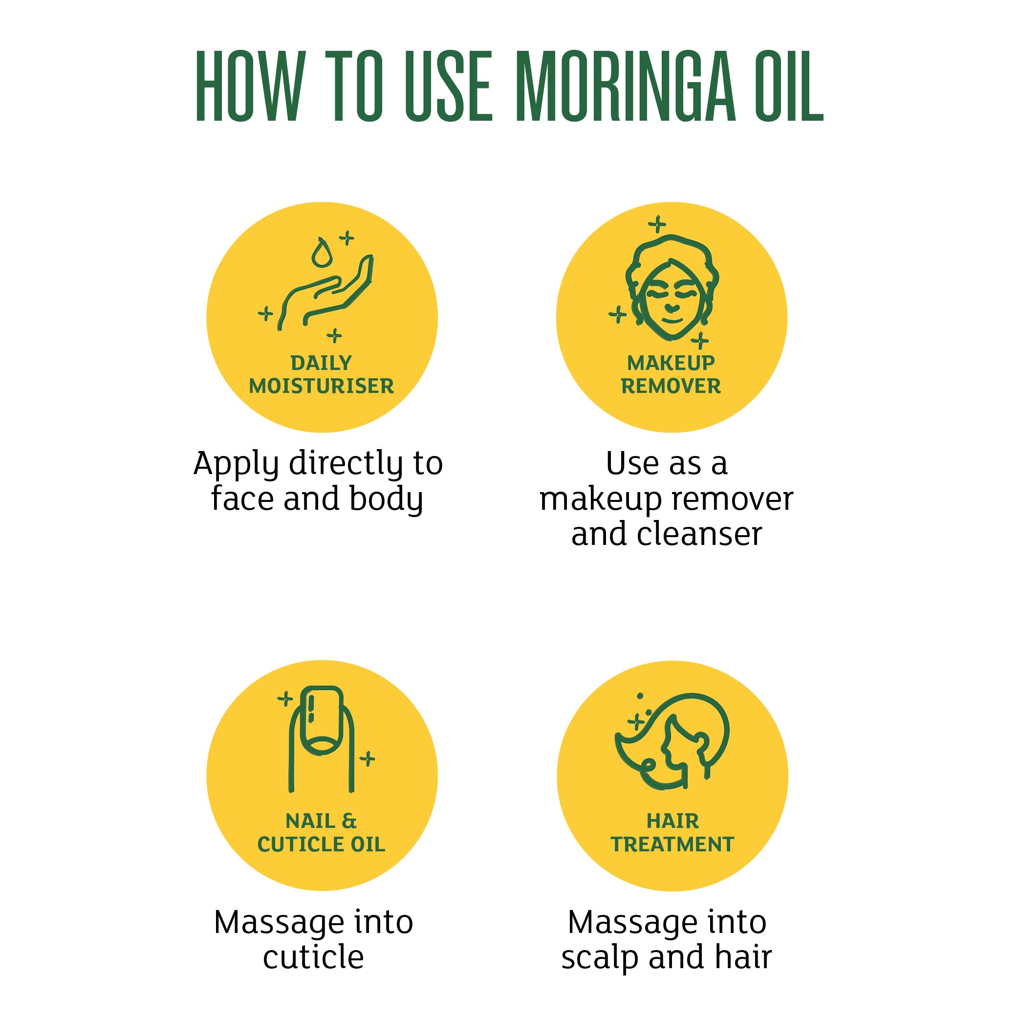 How to use Aduna Moringa Oil