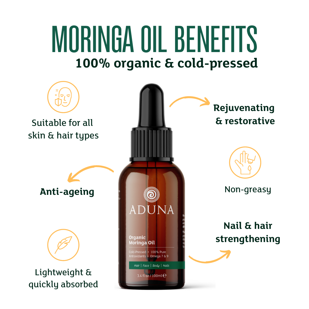 Aduna Moringa Oil Benefits